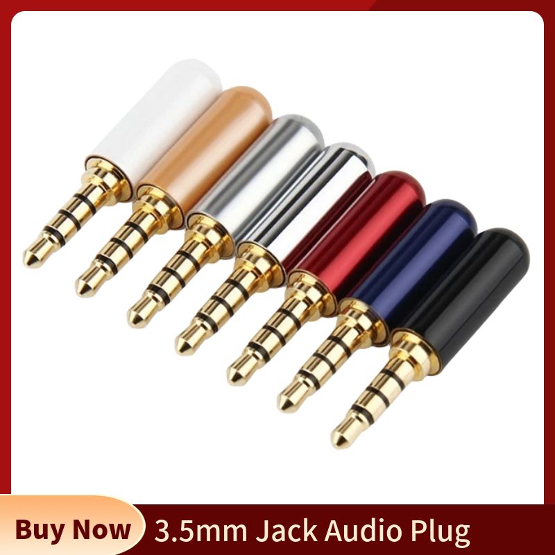 Audiophile Headphone Wired - Audio-aansluiting 3,5 MM 4-polige oortelefoonconnector 3,5