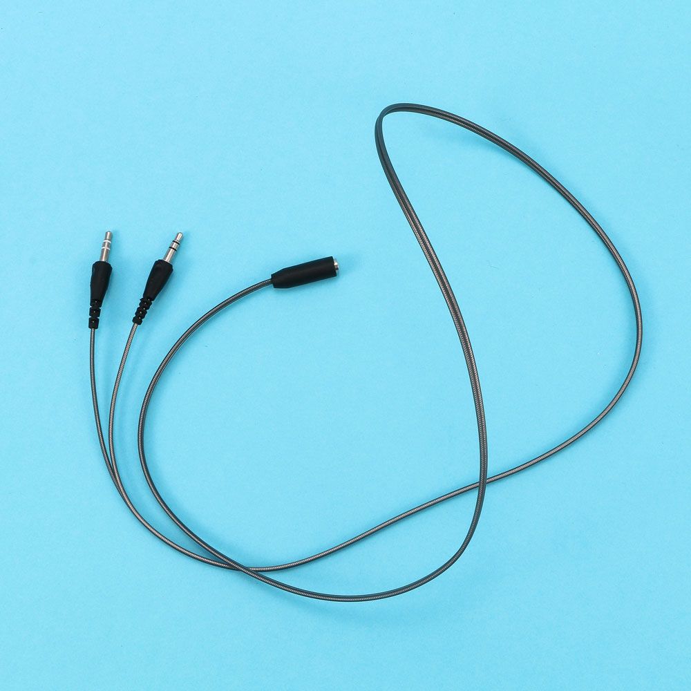 Earphone Splitter Jack - 1M 3,5 mm vrouwelijk naar 2