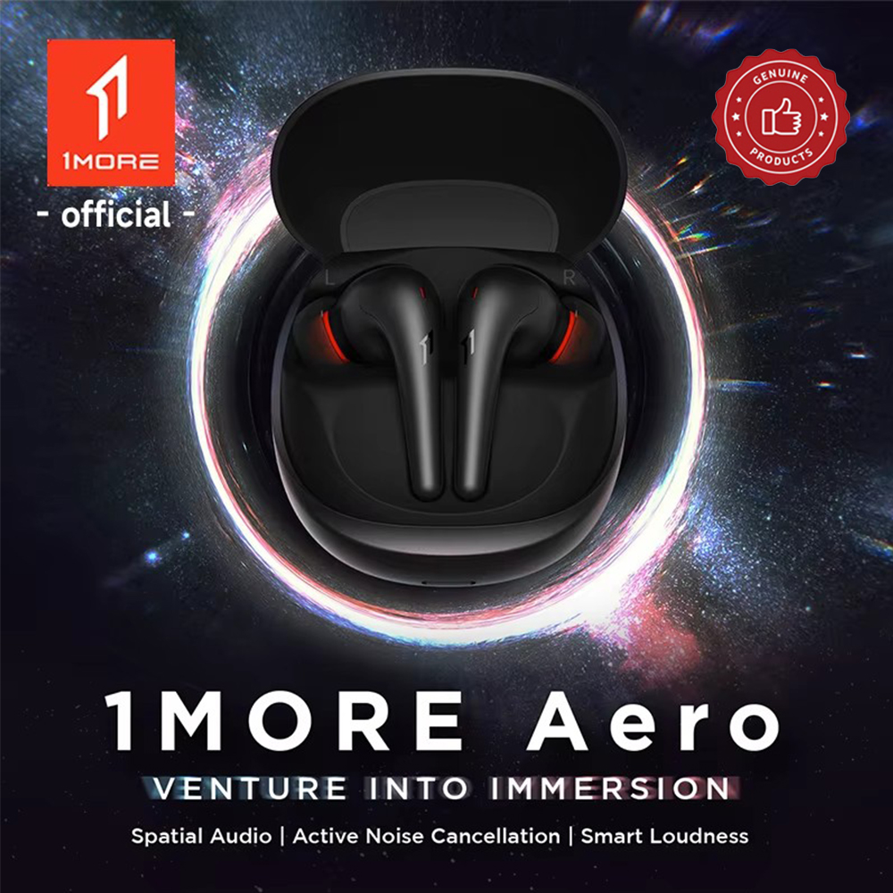 Bluetooth Headset On Ear - 1MORE Aero Oordopjes met Ruisonderdrukking, Bluetooth