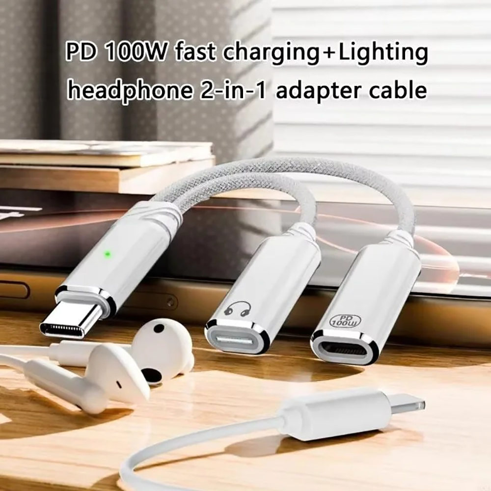 USB C Splitter 2 in 1 hoofdtel - Earphone Splitter Jack recensie en prijs