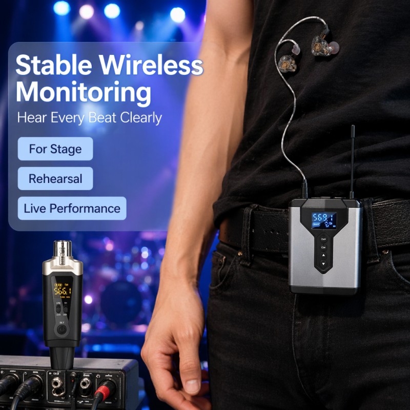 Draadloos IEM-systeem: 1 zende - In Ear Monitor Iem recensie en prijs