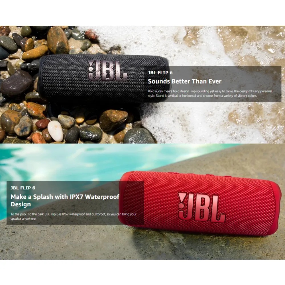JBL FLIP6 draagbare audioset,  - Jbl Speaker Flip 6 recensie en prijs