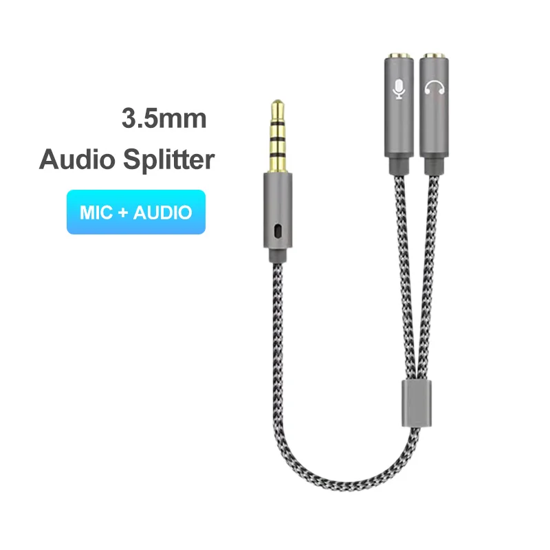 Headset Splitter 3.5mm Audio M - Earphone Splitter Jack recensie en prijs