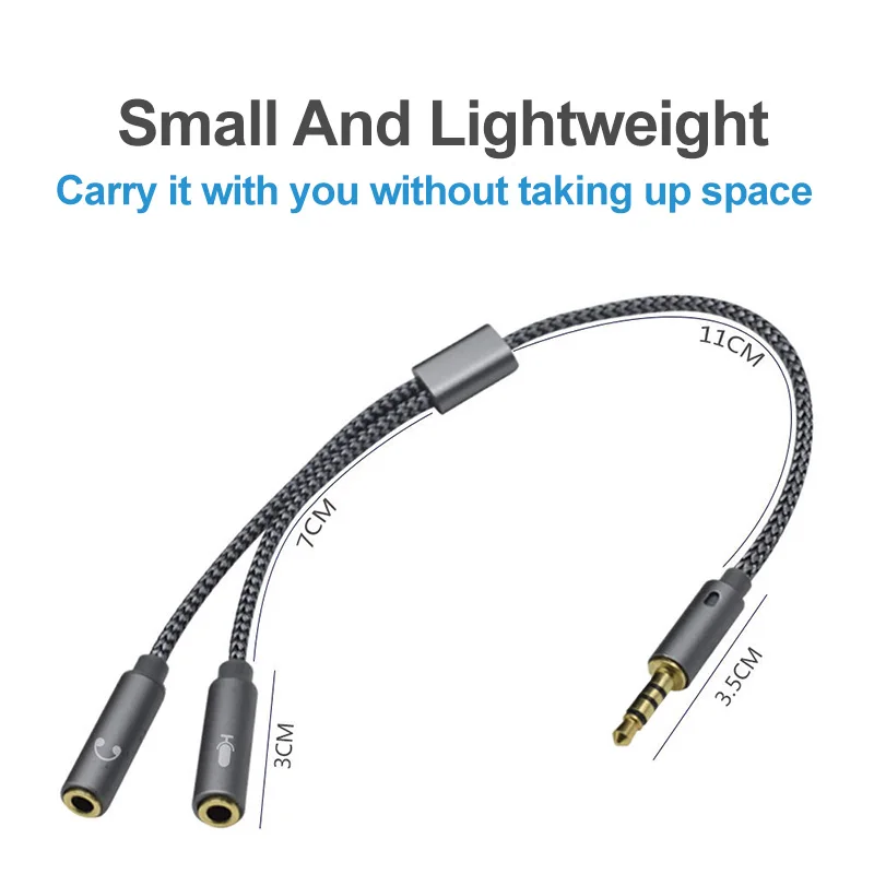 Headset Splitter 3.5mm Audio M - Earphone Splitter Jack recensie en prijs