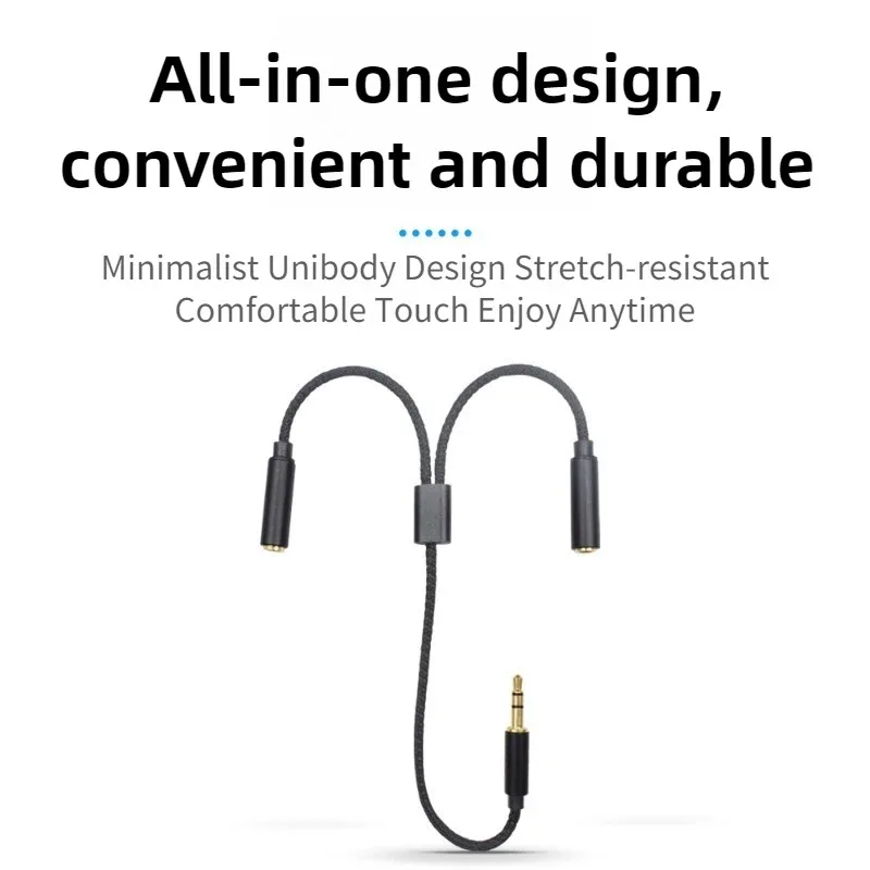 3,5 mm audio-splitter, 1 manne - Earphone Splitter Jack recensie en prijs