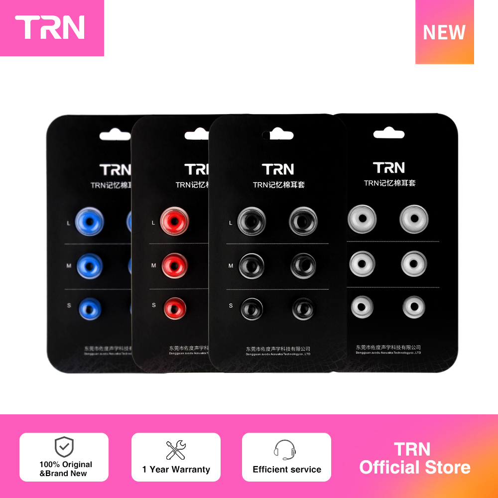 TRN 3Pairs (6 stuks) oortelefo - Earphone Foam Tip recensie en prijs